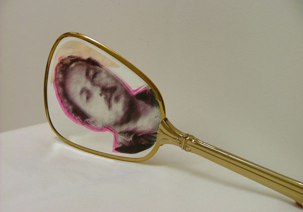 Tennessee Williams in a mirror