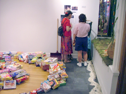 visitors at work gallery